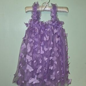 SHEIN Lavender Mesh Dress